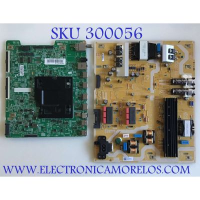 KIT DE TARJETAS SAMSUNG / MAIN BN94-12927A / BN41-02636A / BN97-14118A / FUENTE BN44-00878E / L65E7NR_NSM / BN4400878E / PANEL CY-SN065FLLV9H / MODELO UN65NU800DFXZA FD04